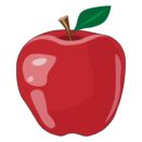 apple, food, fruit, pattern, design, fresh, red, drawing, art